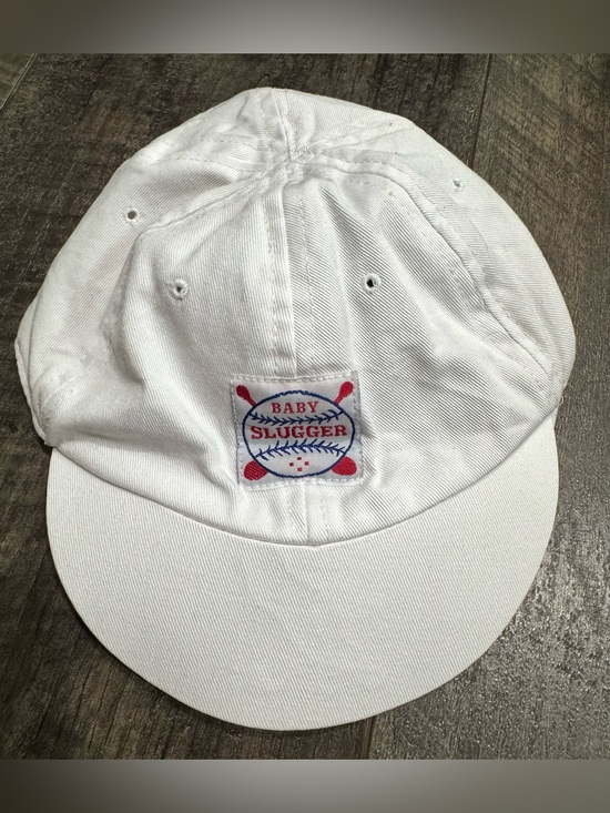 Arlin Other - Vintage Little Baby Slugger Hat Cap Youth Toddler 80s 90s White Baseball